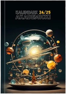 Kalendarz akademicki A5 tyg PCV bezbarwny planety - Wokół Nas - Kalendarze - miniaturka - grafika 1