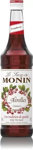 Monin Syrop CRANBERRY 0,7 l żurawina 3052910010836 - Syropy i koncentraty owocowe - miniaturka - grafika 1