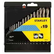 Narzędzia warsztatowe - Stanley ZESTAW 19 WIERTEŁ DO METALU HSS-CNC 1-10mm STA56058-QZ - miniaturka - grafika 1