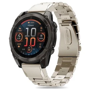 Pasek TECH-PROTECT Stainless do Garmin Fenix 5X/5X Plus/6X/6X Pro/7X/8 (51 mm) Tytanowy - Akcesoria do smartwatchy - miniaturka - grafika 1