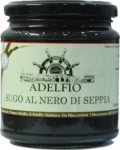 Sos czarny sepii, 300 g (Sugo al nero di seppia) / Adelfio - Majonezy i dressingi - miniaturka - grafika 1