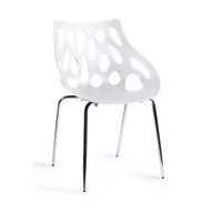 Krzesła - UniqueMeble Krzesło do jadalni, salonu, nowoczesne, area, biały - miniaturka - grafika 1