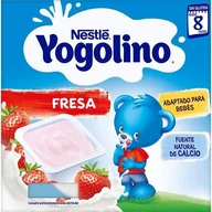Desery dla dzieci - Deser mleczny Nestle Yogolino Strawberry 4 x 100 g - miniaturka - grafika 1