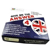 Książki do nauki języka angielskiego - Karty językowe Angielski Give me the answer Level 4 - miniaturka - grafika 1