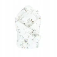 Rożki i beciki - bonjure Cherie Becik Rożek wiązany Bambusowy Gąski - miniaturka - grafika 1