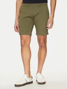 Tommy Hilfiger Szorty materiałowe Brooklyn MW0MW23563 Zielony Regular Fit - Spodenki męskie - miniaturka - grafika 1