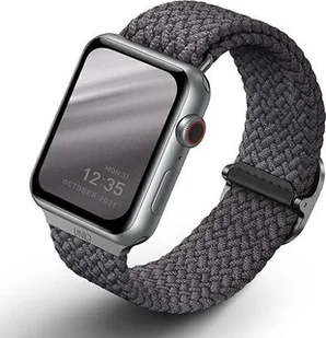 Uniq UNIQ pasek Aspen Apple Watch 40/38mm Braided szary/granite grey - Akcesoria do smartwatchy - miniaturka - grafika 1