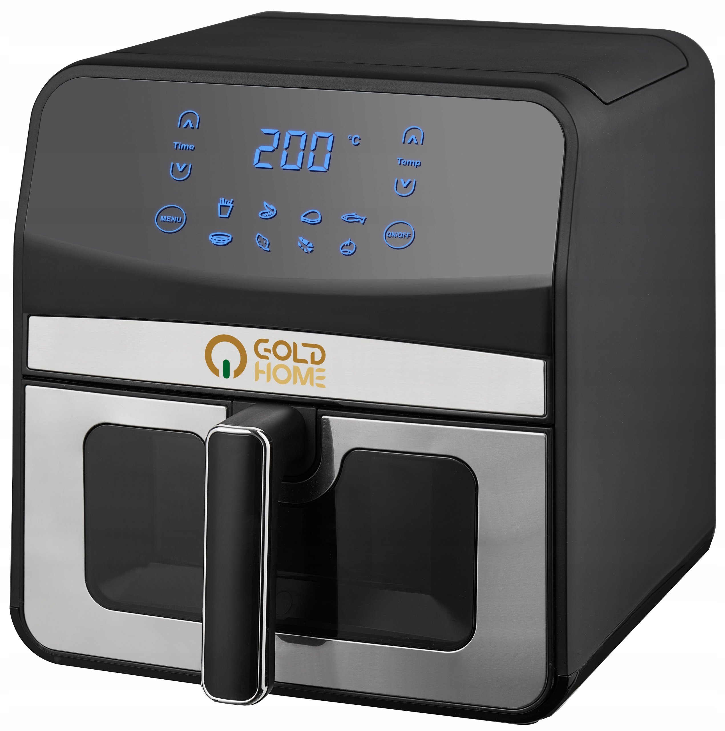 Frytkownica Beztłuszczowa Air Fryer Frytownica Duża 8 Programów 6,5l 1800W