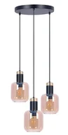 Lampy stojące - Potrójna lampa nad stół ze szklanymi kloszami - A556 Lefrok - miniaturka - grafika 1