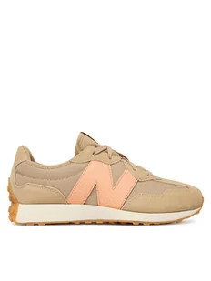 New Balance Sneakersy GS327WO Beżowy - Buty dla dziewczynek - miniaturka - grafika 1