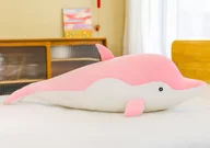 Maskotki i pluszaki - Maskotka Pluszowy Delfin Różowy 70 cm - miniaturka - grafika 1
