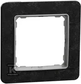 Klawisze i ramki - Schneider Electric Ramka 1-krotna, imitacja łupek SEDNA ELEMENTS - miniaturka - grafika 1
