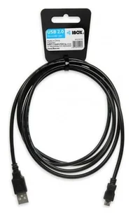 Ibox IKU2M18 USB-A do microUSB 2.0 1,8m - Kable USB - miniaturka - grafika 1