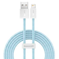 Kable USB - Baseus Kabel USB do Lightning Dynamic 2.4A 2m niebieski) - miniaturka - grafika 1