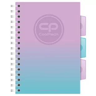 Kołobrulion A5 Coolpack Gradient BLUEBERRY - PATIO - Zeszyty szkolne - miniaturka - grafika 1