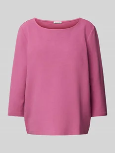 T-shirt z efektem prążkowania - Koszulki i topy damskie - miniaturka - grafika 1