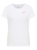 Koszulki i topy damskie - Mustang T-Shirt Alma 1016748 Biały Regular Fit - miniaturka - grafika 1