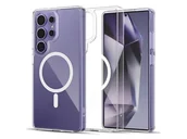 Etui i futerały do telefonów - TECH-PROTECT Flexair Hybrid Magsafe do Samsung Galaxy S25 Ultra Clear 5906302322367 - miniaturka - grafika 1