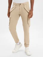 Spodnie męskie - Alpha Industries Spodnie Mężczyźni Bawełna beżowy jednolity, 30 - miniaturka - grafika 1