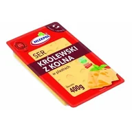 Szybkie dania obiadowe - Ser Królewski Z Kolna Plastry 400G Mlekpol - miniaturka - grafika 1