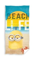 Okrycia kąpielowe dla dzieci - Ręcznik kąpielowy MINIONKI 70cm x 140cm - miniaturka - grafika 1