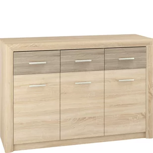 Komoda 10 Castel ML Meble Sonoma Jasna, Sonoma Truflowa - Komody - miniaturka - grafika 1