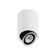 Lampy sufitowe - Italux Spot LAMPA sufitowa SUBBA SLC7390/7W 3000K WH+BL downlight OPRAWA LED 7W regulowany REFLEKTOREK natynkowy tuba biała - miniaturka - grafika 1