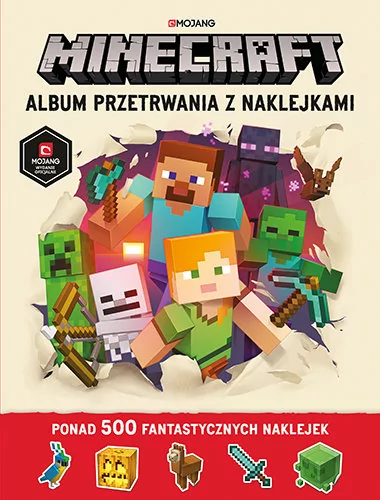 Album przetrwania z naklejkami Minecraft |