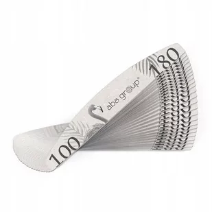 Aba Group Pilnik do Paznokci Łódka 100/180 Slim Zestaw 25szt. - Akcesoria do paznokci - miniaturka - grafika 1