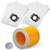 Filtry do odkurzaczy - 10x WORKI + FILTR DO ODKURZACZA KARCHER WD3 KFI 357 V17 V15 V19 SE WD2 V12 - miniaturka - grafika 1