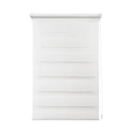 Rolety - Roleta dzień noc Juno 91 x 140 cm biała - miniaturka - grafika 1