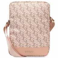 Etui do tabletów - Torba GUESS GCube Stripe na tablet do 10 cali Różowy GUTB10HGCFSEP - miniaturka - grafika 1