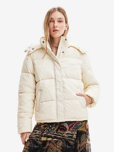 Desigual Kurtka zimowa 23WWEW72 Beżowy Regular Fit - Kurtki damskie - miniaturka - grafika 1