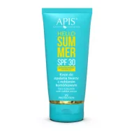 Balsamy i kremy do opalania - APIS APIS Hello Summer Wodoodporny krem do opalania twarzy z nektarem komórkowym SPF 30, 50ml - miniaturka - grafika 1