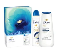 Zestawy kosmetyków damskich - Dove Advanced Care zestaw żel pod prysznic 225 ml + antyperspirant spray 150 ml - miniaturka - grafika 1