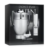 Wody i perfumy damskie - Paco Rabanne Invictus 100ml woda toaletowa + 10ml woda toaletowa - miniaturka - grafika 1