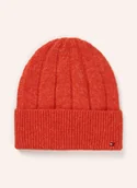 Czapki damskie - Tommy Hilfiger Czapka orange - TOMMY HILFIGER - miniaturka - grafika 1