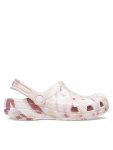 Crocs Klapki Classic Marbled Kids Clog 207464 Kolorowy - Buty dla chłopców - miniaturka - grafika 1