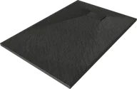 Brodziki prysznicowe - Mexen Hugo brodzik prostokątny SMC 110 x 80 cm, czarny - 42708011 - miniaturka - grafika 1