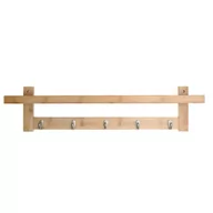Półki do salonu - Półka ścienna Joda 1, bambus, naturalny,74 x 12 x 18 cm - miniaturka - grafika 1