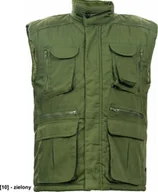 Odzież robocza - CERVA DAVIDA - wodoodporna, ocieplana kamizelka z wysokim kołnierzem - czarny 4XL - miniaturka - grafika 1