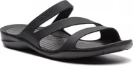Klapki i japonki damskie - Crocs Klapki damskie Swiftwater Sandal black/black r. 37.5 (203998) - miniaturka - grafika 1