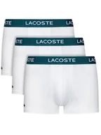 Majtki męskie - Lacoste Komplet 3 par bokserek 5H3389 Biały - miniaturka - grafika 1