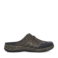 Klapki i japonki damskie - Klapki Rieker CEO-46376-14 Granatowy - miniaturka - grafika 1