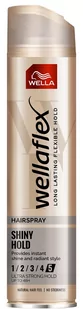 Wella flex Shiny Ultra Strong Hold lakier do włosów 250ml - Kosmetyki do stylizacji włosów - miniaturka - grafika 1