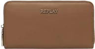 Portfele - Replay Damski FW5299 portfel z akcesoriami podróżnymi, 074 Dirty Pale Beige, 074 Dirty Pale Beige, L 19 X H 10 X D 2 CM - miniaturka - grafika 1