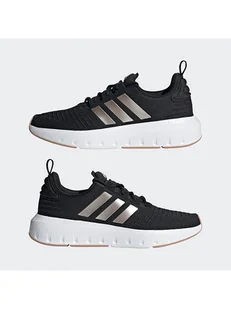 adidas Sneakersy "Swift Run 23" w kolorze złoto-czarno-białym - Trampki damskie - miniaturka - grafika 1