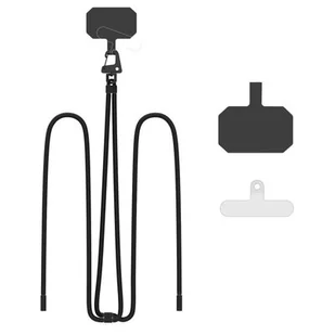 Smycz do telefonu TECH-PROTECT C5S Rope Crossbody Strap Czarny - Pozostałe akcesoria do telefonów Smycz do telefonu TECH-PROTECT C5S Rope Crossbody Strap Czarny - Pozostałe akcesoria do telefonów - miniaturka - grafika 1