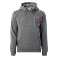 Bluzy męskie - Męska Bluza GUESS ERMES HOODIE FLEECE M2BQ20KBD10-MCH – Szary - miniaturka - grafika 1