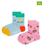 Skarpetki damskie - Happy Socks Skarpety (2 pary) ze wzorem - miniaturka - grafika 1